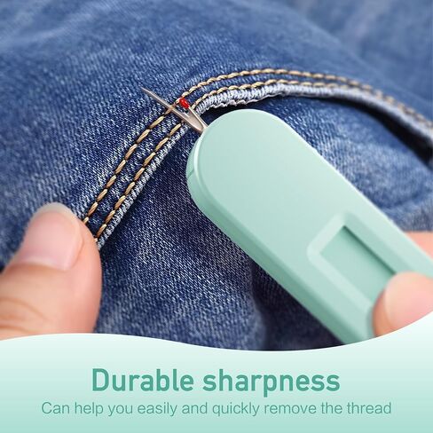 Magnified Seam Ripper – Seam Ripper & Stitch Remover Tool, Thread Cutter with Magnifying Glass for Needlework Patterns, Sewing and Quilting(Greener) in Saudi Arabia