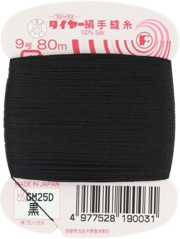 Fujix Tire [silk hand-sewn thread] No. 9 / 80m col.402 black in Kuwait