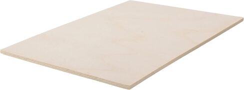Mandala Crafts Baltic Birch Plywood Board 3x5 Inches - 16 Thin Wood Sheets for Crafting Model Laser Cutting Engraving - Unfinished Wood for Wood Burning Projects in Kuwait