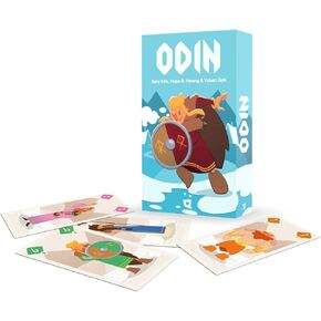 Helvetiq Odin Card Game - Viking-Themed Hand Management & Ladder Climbing Strategy Game, Quick to Learn, Fun for Family Game Night, Ages 7+, 2-6 Players, 15 Minute Playtime, Made