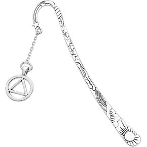 SEIRAA Alcoholics AnonymousNA Symbol Bookmark Anniversary Recovery Gift NA Jewelry Women Sobriety Gift