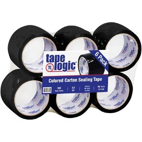 Tape Logic 3 Inch x 55 Yards Orange Packing Tape, 2.2 Mil Thick, Pack of 24 Rolls, For Packaging, Shipping, Moving and Color Coding