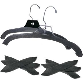 Foam Pad Hanger Covers, Charcoal Grey Foamies, 20 Pack