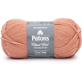 Patons Classic Wool Yarn, Coral Peach