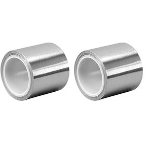 3M 1-5-3311 Silver Aluminum Foil Tape - 1 Inches Width x 5 Yards Length Vapor Resistant Rubber Adhesive Foil Tape Roll. Adhesives and Tapes, 1.0 Count
