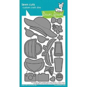 Lawn Fawn LF3183 Woodland Critter Huggers Summer Add-On Dies