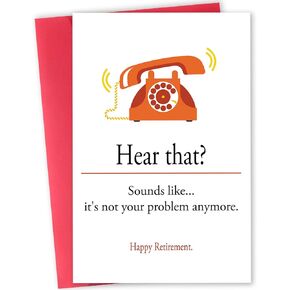Funny Retirement Card Gift for Women Men, Happy Retirement Gifts for Him Her, Best Farewell Gifts for Retired Friends Boss Teachers Nurses Dad Mom