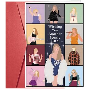Happy Birthday Card for Girls Boys, Popular Singer Parody Birthday Card Gifts For Music Fans, Music Gifts