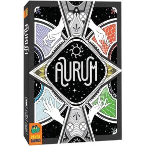 Pandasaurus Games Aurum Card Game - Competitive Trick-Taking Strategy Game for Kids and Adults, Ages 7+, 3-4 Players, 30-45 Minute Playtime, Made