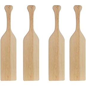 المجاذيف الخشبية المجوفة الجول للفنون والحرف والنوعية والإخاء وتزيين المنزل (4 حزم) in Kuwait