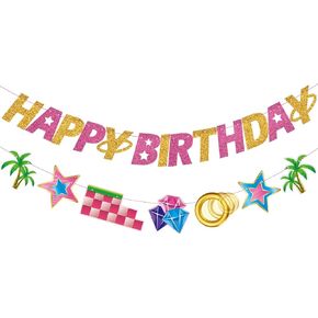 GZDUCK HEDEDHOG BANDARY BANNER- PINK HEDGEHOG BANDER HAPPY BANDER ، زخارف عيد ميلاد القنفذ للبنات ، علامة عيد ميلاد سعيد تحت عنوان الأولاد الأول الأول في عيد الميلاد الثالث.