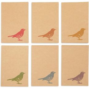 BEST PAPER GREETINGS 36 Pack Bird Design Blank Cards and Envelopes 4x6 for All Occasions, Birthday, Thank You, Kraft Paper Notecards