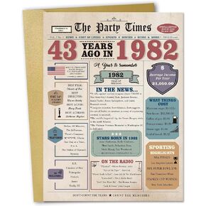 55th Birthday Card, 55th Birthday Gifts for Him Her, 55th Birthday Decorations for Men Women