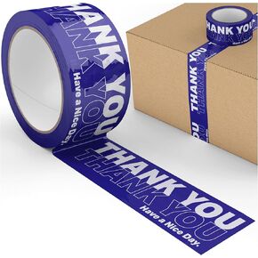 شكرًا لك على التسوق ، شريط التغليف والشحن الصغير Cloud Cloud الصغير للأعمال التجارية الصغيرة - شريط تغليف مطبوع ، 1.88 "× 110 ياردة (330 قدمًا) in Kuwait