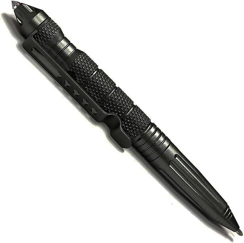 Origin-Joy Tactical Pens Self Defense, Military EDC Heavy Duty Metal Survival Pen with Tungsten Steel Tip for Men and Police (2 PCS, Black) in Kuwait