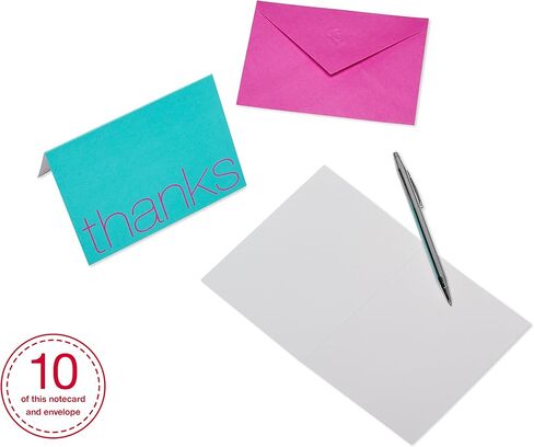 American Greetings Thank You Cards with Envelopes, Bold Multicolored (50-Count) in Saudi Arabia