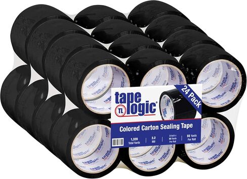 Tape Logic 3 Inch x 55 Yards Orange Packing Tape, 2.2 Mil Thick, Pack of 24 Rolls, For Packaging, Shipping, Moving and Color Coding in Saudi Arabia