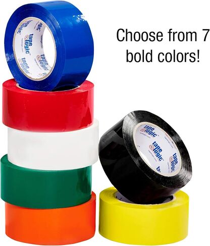 Tape Logic 3 Inch x 55 Yards Orange Packing Tape, 2.2 Mil Thick, Pack of 24 Rolls, For Packaging, Shipping, Moving and Color Coding in Saudi Arabia