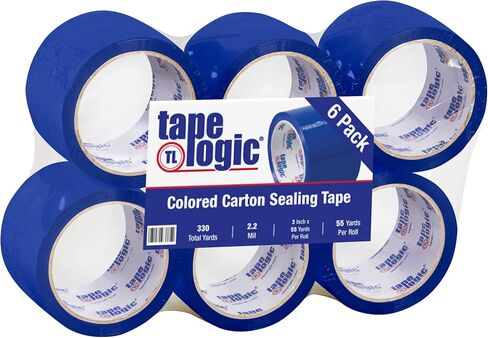 Tape Logic 3 Inch x 55 Yards Orange Packing Tape, 2.2 Mil Thick, Pack of 24 Rolls, For Packaging, Shipping, Moving and Color Coding in Saudi Arabia