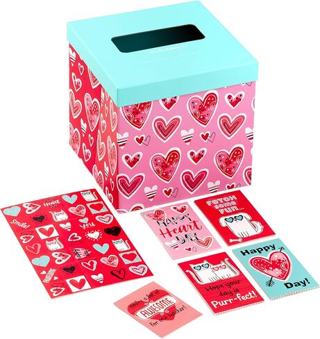 Hallmark Harry Potter Valentines Day Cards and Mailbox for Kids School Classroom Exchange (1 Box, 32 Valentine Cards, 35 Stickers, 1 Teacher Card) in Saudi Arabia