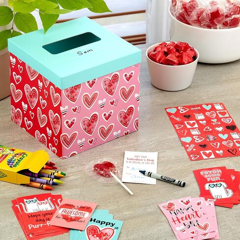 Hallmark Harry Potter Valentines Day Cards and Mailbox for Kids School Classroom Exchange (1 Box, 32 Valentine Cards, 35 Stickers, 1 Teacher Card) in Saudi Arabia