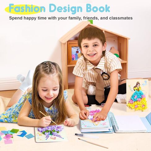 Magic 4 in 1 Poke in Art Kits for Girls, Pretty Princess Game with Princess Stickers, Watercolor Paint, Diamond Art Crafts for Kids Ages 4-8, DIY Activity Gifts for 4 5 6 7 8+ Year Old Girls in Saudi Arabia
