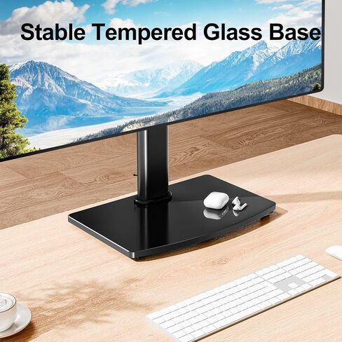 MOUNT PRO Single Monitor Stand Fits Max 32 inch Computer Screen, Free-Standing Monitor Desk Stand, Monitor Mount with Height Adjustable, Swivel, Tilt, Rotation, VESA Monitor Stand 100x100 in Kuwait