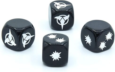 Modiphius Entertainment Star Trek Adventures: Captain Kirk's Tunic Dice - 6 Piece Roleplaying Dice Set, Green (MUH052045) in Kuwait