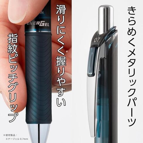Pentel BLN75-L7 Energel Ballpoint Pen 0.5mm Limited Edition 7 Colors in Saudi Arabia