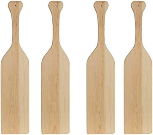 المجاذيف الخشبية المجوفة الجول للفنون والحرف والنوعية والإخاء وتزيين المنزل (4 حزم) in Kuwait