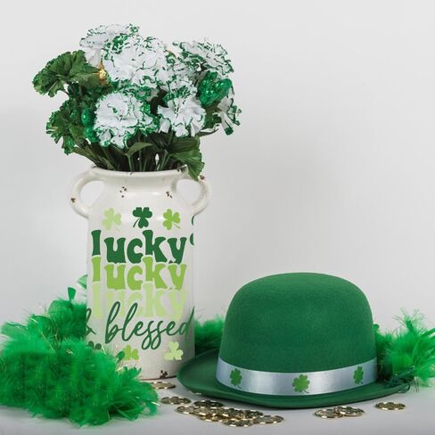 St.Patrick's Day UV DTF Cup Wrap for 16oz Glass Cups, 5 Sheets Green Irish Day UV DTF Transfer Stickers St.Patricks Lucky Shamrock Clover Dwarf Waterproof Uvdtf Rub on Transfer for Tumbler DIY Craft in Saudi Arabia