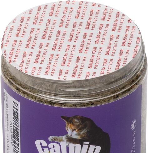 Catnip Blend - تعامل Catnip غير المدمن من أجل تعزيز المرح. أمريكا الشمالية مصنوعة ، 100 ٪ طبيعية. مثالي لاستكمال ألعاب النعناع البري ، ورذاذ النعناع البري ، وملحقات القط (كوب واحد) in Kuwait