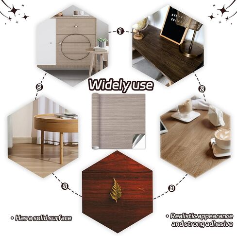 15.75 inch X 9.8 ft Wood Grain Tape, Self Adhesive Wood Tape for Furniture, Wood Grain Repair Tape for Doors,Tables,Chairs,Floors, Handmade Craft,DIY Projects(Wine Red) in Saudi Arabia