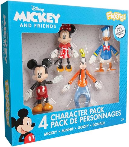 Flexfigs: Stitch & Angel - 2 Pack -Pack - Disney: Lilo & Stitch Action Action Figures ، Flex It - in Kuwait