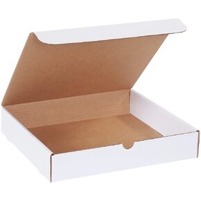 BOX USA BM3RB 11 3/4"L x 10 3/4"W x 2 1/4"H, White (Pack of 50)