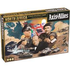 Axis & Allies: North Africa - 2-4 Players - Ages 12+ 3 Hours Playing time - New Setting for Axis & Allies! Over 250+ Plastic Miniatures!