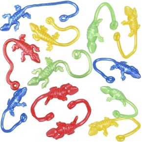 Rhode Island Novelty SKLIZAR Lizards, 12 Pack, Assorted Colors