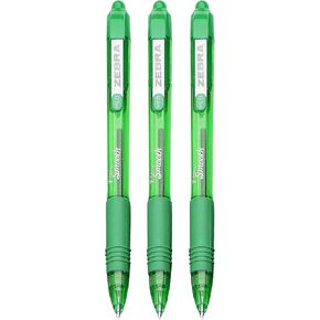 Z-Grip Smooth - Retractable Ballpoint Pen - Pack of 3 - Green