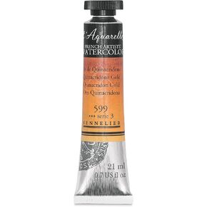 Sennelier French Artists' Watercolor, 21ml, Quinacridone Gold S3