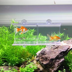 2 Pack Betta Fish Tank Tube Tunnel, Betta Fish Tank Accessories for Rest, Play, Hide,Betta Fish Tank Decor Six Colors(I-Shape)(Transparent Blue)