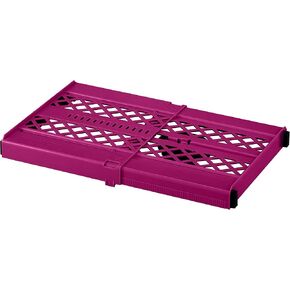 LockerMate Adjust-A-Shelf Locker Shelf, Extends to Fit Your Locker, Easy to Use, Perfect for School, Office, Gym, White