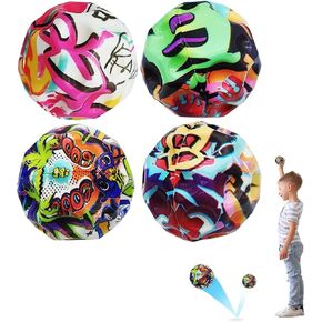 4 Pack Moon Bouncy Ball for Kids ، Super High Bouncy Calls for Kids ، Easter Egg Fulers ، Easter Busket Stuffers for Boys