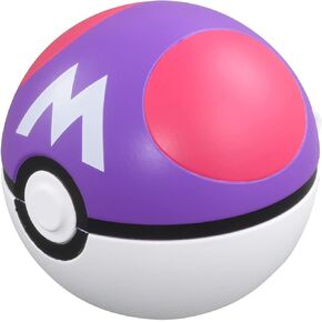 Takara Tomy Pokemon Monster Collection MB-04 Master Ball Pokemon Figure Toy 4 Years and Up, Passed Toy Safety Standards ST Mark Certified
