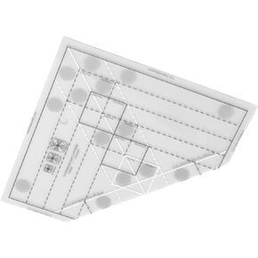 TOPINCN Grids Quilt Ruler Acrylic Pineapple Mesh Accessories Trim Sewing Ruler Template Tools for Trimmer Quilt Stands
