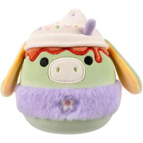 Squishmallows 2025 Original 8 inch Easter A Squad Plush - Troughible Soft & Squishy Mini Study Toy - أضف إلى فريقك - هدية للأطفال والفتيات والفتيان (Eaton the Teal Bunny Latte)