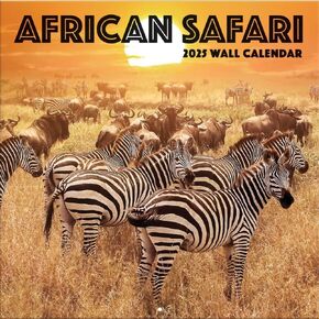 TURNER PHOTOGRAPHIC African Safari 12x12 Photo Wall Calendar (25998940002)