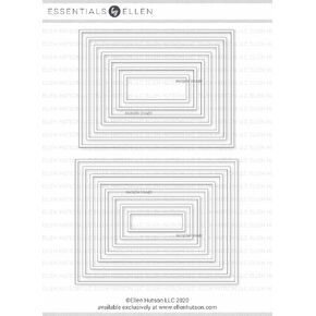 مستطيلات تعشش A2 الأساسية ، وفاة Ellen Designer in Kuwait