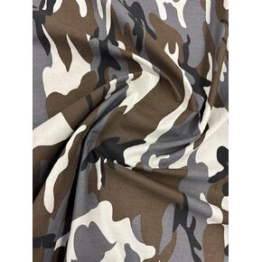 Sedona Designz Army Camouflage 100% Cotton Fabric - 60" Wide Material for DIY Projects, Clothing, Masks, Crafts, and Quilting