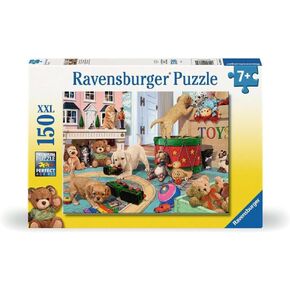 Ravensburger Little Paws Playtime 150 XXL Piece Jigsaw Puzzle for Kids - 12000865 - Puzzle for Kids - Every Piece is Unique, Pieces Fit Together Perfectly