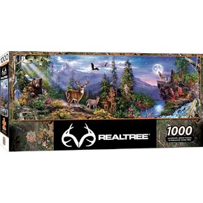MasterPieces 1000 Piece Jigsaw Puzzle For Adults, Family, Or Youth - Realtree Panoramic - 13"x39